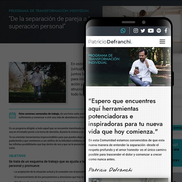 miniatura del cliente: patriciodefranchi.com.ar